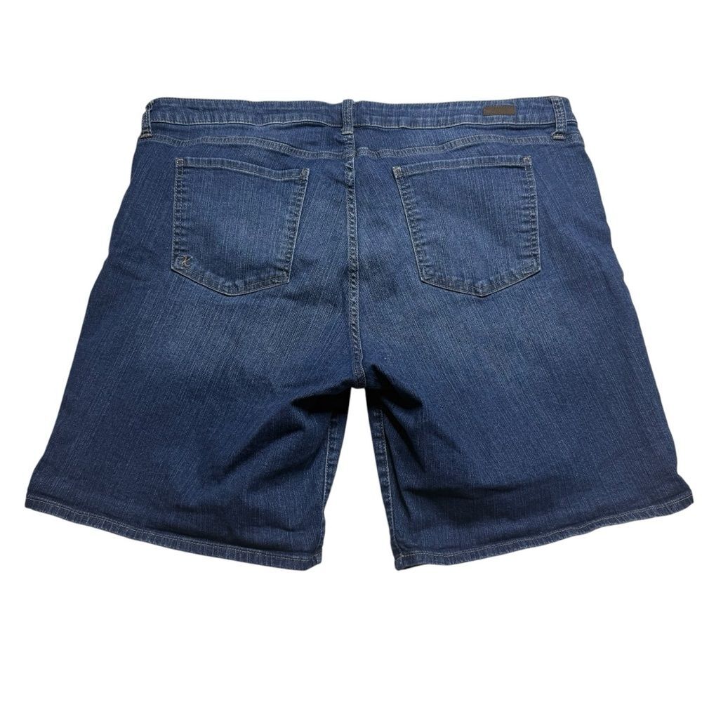 Kut from the Kloth Denim Shorts Blue Plus Size 20W - Picture 3 of 15